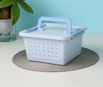 Plastic Minipet Travel Storage Box Outer Cage (Option: Cerulean Blue)