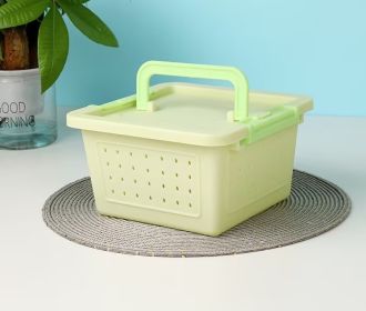 Plastic Minipet Travel Storage Box Outer Cage (Option: Light Green)