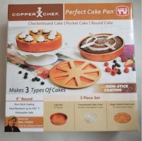 Copper Chef Perfect Cake Pan (Color: brown)