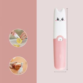 Fruit Knife Ceramic Knife Fruit Knife Folding Knife Portable Mini Household Peeler For Household Use (Color: Pink)