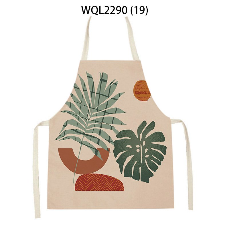 Simple Fabric Apron Kitchen Antifouling Work Clothes Simple Fabric Apron Kitchen Antifouling Work Clothes