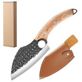 Forged High Carbon Steel Outdoor Bending Knife (Option: Style1)