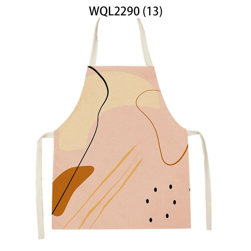 Simple Fabric Apron Kitchen Antifouling Work Clothes Simple Fabric Apron Kitchen Antifouling Work Clothes
