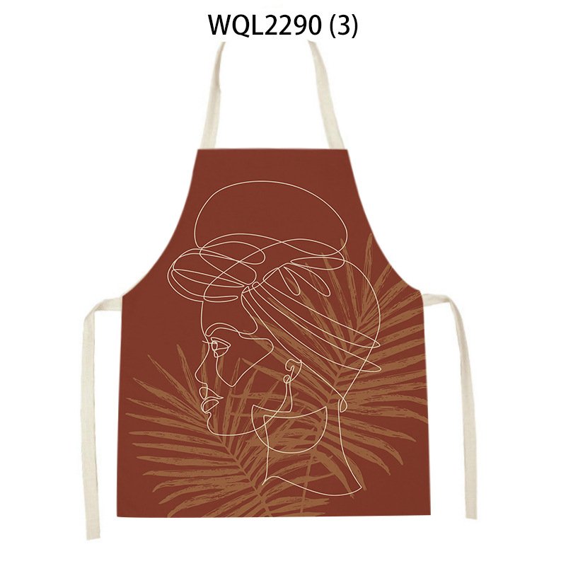 Simple Fabric Apron Kitchen Antifouling Work Clothes Simple Fabric Apron Kitchen Antifouling Work Clothes